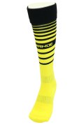 MULTI BORDER FOOTBALL SOCKS 　レモンイエローｘブラック