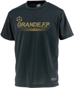 画像1: 【BIGサイズ対応】GRANDE.F.P.プロトタイプ.モノグラム.プラクティスシャツ　ブラックｘゴールド