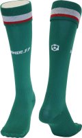 GRANDE.F.P 2-LINE BORDER SOCCER SOCKS GREEN/RED