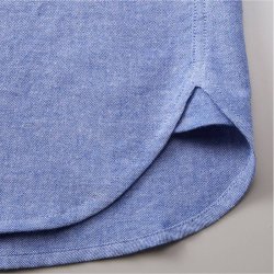 画像7: GRANDE.F.P.オックスフォード長袖ボタンダウンシャツ オックスブルー