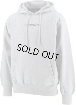 画像1:  GRANDE.F.Pハイパーロゴ.スウェットプルパーカー　グレーｘクローム