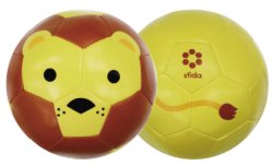 画像1: BABYZOO(動物）柄クッションボール.1号球　ライオン