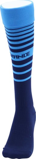 MULTI BORDER FOOTBALL SOCKS NAVY/TURQUOISE