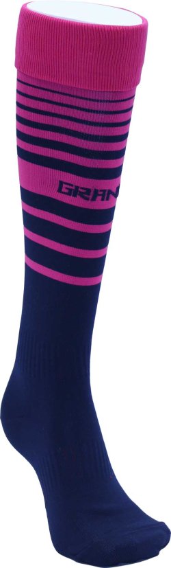 画像2: MULTI BORDER FOOTBALL SOCKS NAVY/PINK