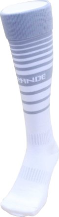 MULTI BORDER FOOTBALL SOCKS WHITE/GRAY