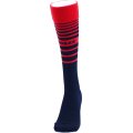 MULTI BORDER FOOTBALL SOCKS BLACK/RED