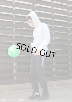 画像6:  GRANDE.F.Pハイパーロゴ.スウェットプルパーカー　グレーｘクローム