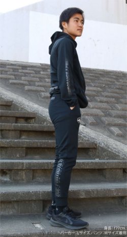 画像9: GRANDE.F.Pプロト.ヘキサゴン.ドライ.スウェット.ハイパーロゴパンツ ブラックxクローム