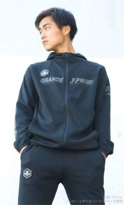 画像11: GRANDE.F.Pプロト.ヘキサゴン.ドライ.スウェット.ハイパーロゴパンツ ブラックxクローム