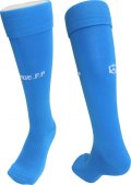 GRANDE.F.P　ベーシックフットボールソックス 　ターコイズブルーｘホワイト