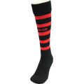 GRANDE.F.P BORDER FOOTBALL SOCKS ブラックｘレッド