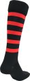 画像3: GRANDE.F.P BORDER FOOTBALL SOCKS ブラックｘレッド (3)