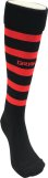 画像2: GRANDE.F.P BORDER FOOTBALL SOCKS ブラックｘレッド (2)