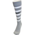 GRANDE.F.P BORDER FOOTBALL SOCKS ライトグレーｘホワイト