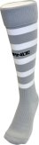 画像1: GRANDE.F.P BORDER FOOTBALL SOCKS ライトグレーｘホワイト (1)