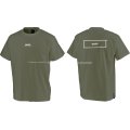 グランデ.エフ.ピー.GRFPロゴプリント半袖Tシャツ　オリーブｘホワイト