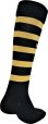 画像3: GRANDE.F.P BORDER FOOTBALL SOCKS ブラックｘゴールド (3)