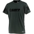 【BIGサイズ対応】GRFP.ドライストレッチプラクティスシャツ　.ブラックｘブラック