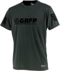 【BIGサイズ対応】GRFP.ドライストレッチプラクティスシャツ　.ブラックｘブラック