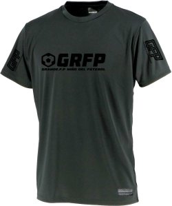 画像1: 【BIGサイズ対応】GRFP.ドライストレッチプラクティスシャツ　.ブラックｘブラック