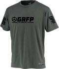 【BIGサイズ対応】GRFP.ドライストレッチプラクティスシャツ　.ダークグレーｘブラック