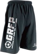 【BIGサイズ対応商品】GRFP.ドライメッシュハーフパンツ　ブラックｘホワイト