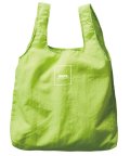 GRFP.ナイロンリップ.ポケッタブルエコバッグ　ライム
