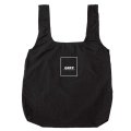 GRFP.ナイロンリップ.ポケッタブルエコバッグ　ブラック