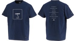 画像1: 【BIGサイズ対応商品】GRFP.No.10スクエアプリントプレミアTシャツ　ネイビーｘホワイト