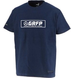画像2: 【BIGサイズ対応商品】GRFPボックスロゴ.プリントプレミアTシャツ　ネイビーｘホワイト