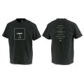 【BIGサイズ対応商品】GRFP.No.10スクエアプリントプレミアTシャツ　ブラックｘホワイト