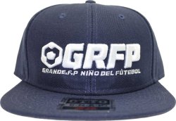 画像3: GRFP.3D刺繍フラットバイザーキャップ　ネイビー/ホワイト