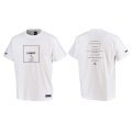 【BIGサイズ対応商品】GRFP.No.10スクエアプリントプレミアTシャツ　ホワイトｘブラック