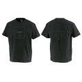 【BIGサイズ対応商品】GRFP.No.10スクエアプリントプレミアTシャツ　ブラックｘブラック