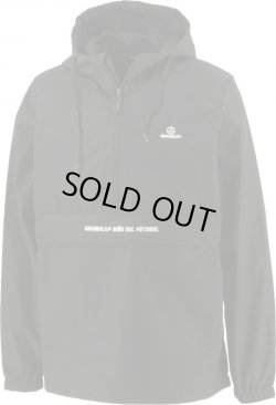 画像1: 【BIGサイズ対応商品GRANDE.F.P EMBROIDアノラックジャケット  ブラック