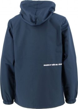 画像3: 【BIGサイズ対応商品】GRANDE.F.P　EMBROIDフーデットコーチジャケット　ネイビー