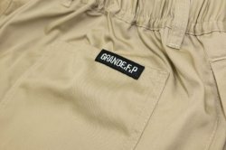 画像4: 【BIGサイズ対応商品】 ■GRANDE.F.P.刺繍T/Cツイル.イージーパンツ サファリーベージュ