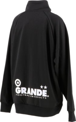 画像3: 【ジュニアサイズ対応】GRANDE.F.P.GRANDE.F.Pベーシック.アクティブ.ジャージジャケット　ブラック