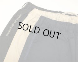 画像7:  【BIGサイズ対応商品】 ■GRANDE.F.P.刺繍T/Cツイル.イージーパンツ ブラック