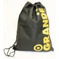 GRANDE.不織布BIG.ワンショルダーエコBAG　ブラックｘゴールド