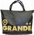 GRANDE.不織布BIG.トートエコBAG　ブラックｘゴールド