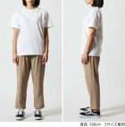他の写真2: 【BIGサイズ対応商品】  GRANDE.F.P.定番ハイクオリティー.ベーシックソリッド（無地）刺繍入りカラーTシャツ 　ライトパープル