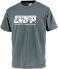 【BIGサイズ対応】GRFP.ドライメッシュプラクティスシャツ　ダークグレーｘホワイト