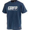 【BIGサイズ対応】GRFP.ドライメッシュプラクティスシャツ　ネイビーｘホワイト