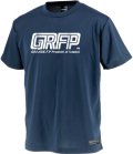 【BIGサイズ対応】GRFP.ドライメッシュプラクティスシャツ　ネイビーｘホワイト