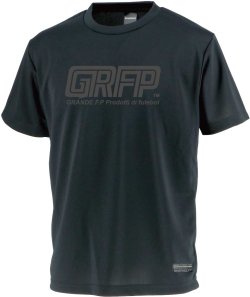 画像1: 【BIGサイズ対応】GRFP.ドライメッシュプラクティスシャツ　ブラックｘブラック