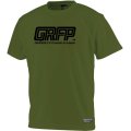【BIGサイズ対応】GRFP.ドライメッシュプラクティスシャツ　アーミーグリーンｘブラック