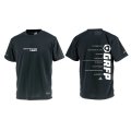 【BIGサイズ対応商品】GRFPメッセージプリント半袖Tシャツ　ブラックｘホワイト