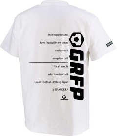 画像3: 【BIGサイズ対応商品】GRFPメッセージプリント半袖Tシャツ　ホワイトｘブラック