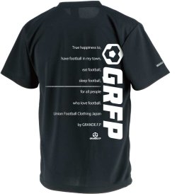 画像3: 【BIGサイズ対応商品】GRFPメッセージプリント半袖Tシャツ　ブラックｘホワイト